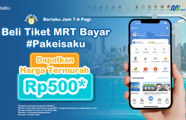 Dapatkan Tiket MRT-J seharga Rp500 #Pakeisaku
