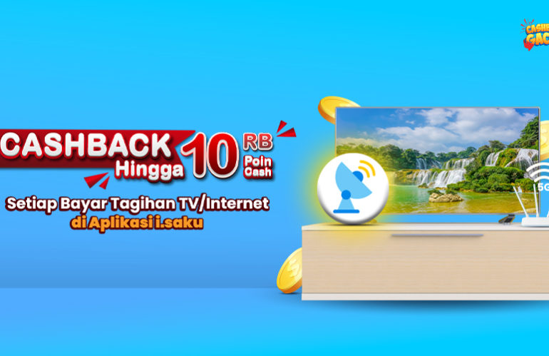 CASHBACK GACOR Bayar Tagihan TV/Internet