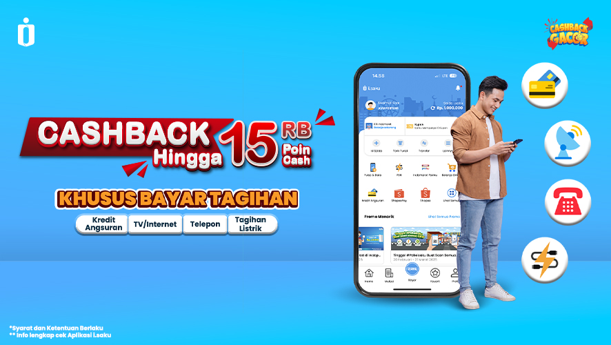 CASHBACK GACOR Bayar Tagihan #Pakeisaku