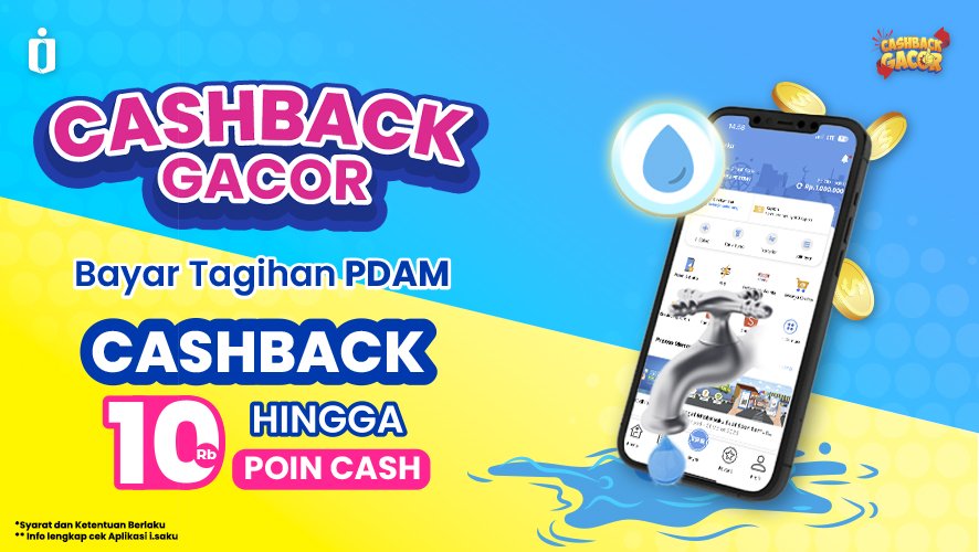 CASHBACK GACOR Bayar Tagihan PDAM