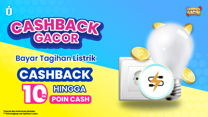 CASHBACK GACOR Bayar Tagihan PLN