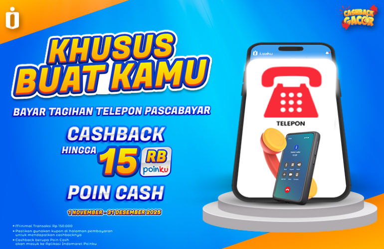 (NEW USER) CASHBACK GACOR Bayar Tagihan Telepon & Pascabayar